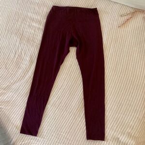 Wool& Summit Leggings in Marionberry M